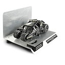 【中古】 MATTEL 1/18 THE DARK KNIGHT TRILOGY BATMOBILE 完成品