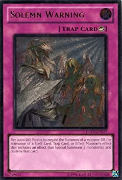 【中古】 Yu-Gi-Oh! - Solemn Warning (DREV-EN077) - Duelist Revolution - Unlimited Edition - Ultimate Rare