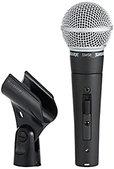 【中古】 SHURE シュア SM58S ダイナミックマイク スイッチ付き ボーカル 配信 収録 ライブ ブラック