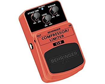 【中古】 ベリンガー ギター用エフェクトペダル コンプレッサー リミッター CL9 COMPRESSOR LIMITER Oragne