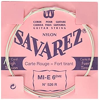 【中古】 SAVAREZ サバレス クラシックギター弦 ピンクラベル ノーマルテンション6弦 526R (6st)