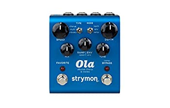 【状態】中古品（非常に良い）【メーカー名】Strymon【メーカー型番】Ola【ブランド名】Strymon掲載画像は全てイメージです。実際の商品とは色味等異なる場合がございますのでご了承ください。【 ご注文からお届けまで 】・ご注文　：ご注文は24時間受け付けております。・注文確認：当店より注文確認メールを送信いたします。・入金確認：ご決済の承認が完了した翌日よりお届けまで2〜7営業日前後となります。　※海外在庫品の場合は2〜4週間程度かかる場合がございます。　※納期に変更が生じた際は別途メールにてご確認メールをお送りさせて頂きます。　※お急ぎの場合は事前にお問い合わせください。・商品発送：出荷後に配送業者と追跡番号等をメールにてご案内致します。　※離島、北海道、九州、沖縄は遅れる場合がございます。予めご了承下さい。　※ご注文後、当店よりご注文内容についてご確認のメールをする場合がございます。期日までにご返信が無い場合キャンセルとさせて頂く場合がございますので予めご了承下さい。【 在庫切れについて 】他モールとの併売品の為、在庫反映が遅れてしまう場合がございます。完売の際はメールにてご連絡させて頂きますのでご了承ください。【 初期不良のご対応について 】・商品が到着致しましたらなるべくお早めに商品のご確認をお願いいたします。・当店では初期不良があった場合に限り、商品到着から7日間はご返品及びご交換を承ります。初期不良の場合はご購入履歴の「ショップへ問い合わせ」より不具合の内容をご連絡ください。・代替品がある場合はご交換にて対応させていただきますが、代替品のご用意ができない場合はご返品及びご注文キャンセル（ご返金）とさせて頂きますので予めご了承ください。【 中古品ついて 】中古品のため画像の通りではございません。また、中古という特性上、使用や動作に影響の無い程度の使用感、経年劣化、キズや汚れ等がある場合がございますのでご了承の上お買い求めくださいませ。◆ 付属品について商品タイトルに記載がない場合がありますので、ご不明な場合はメッセージにてお問い合わせください。商品名に『付属』『特典』『○○付き』等の記載があっても特典など付属品が無い場合もございます。ダウンロードコードは付属していても使用及び保証はできません。中古品につきましては基本的に動作に必要な付属品はございますが、説明書・外箱・ドライバーインストール用のCD-ROM等は付属しておりません。◆ ゲームソフトのご注意点・商品名に「輸入版 / 海外版 / IMPORT」と記載されている海外版ゲームソフトの一部は日本版のゲーム機では動作しません。お持ちのゲーム機のバージョンなど対応可否をお調べの上、動作の有無をご確認ください。尚、輸入版ゲームについてはメーカーサポートの対象外となります。◆ DVD・Blu-rayのご注意点・商品名に「輸入版 / 海外版 / IMPORT」と記載されている海外版DVD・Blu-rayにつきましては映像方式の違いの為、一般的な国内向けプレイヤーにて再生できません。ご覧になる際はディスクの「リージョンコード」と「映像方式(DVDのみ)」に再生機器側が対応している必要があります。パソコンでは映像方式は関係ないため、リージョンコードさえ合致していれば映像方式を気にすることなく視聴可能です。・商品名に「レンタル落ち 」と記載されている商品につきましてはディスクやジャケットに管理シール（値札・セキュリティータグ・バーコード等含みます）が貼付されています。ディスクの再生に支障の無い程度の傷やジャケットに傷み（色褪せ・破れ・汚れ・濡れ痕等）が見られる場合があります。予めご了承ください。◆ トレーディングカードのご注意点トレーディングカードはプレイ用です。中古買取り品の為、細かなキズ・白欠け・多少の使用感がございますのでご了承下さいませ。再録などで型番が違う場合がございます。違った場合でも事前連絡等は致しておりませんので、型番を気にされる方はご遠慮ください。