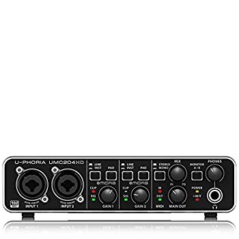 【メーカー名】Music tribe【メーカー型番】UMC204HD【ブランド名】Behringer ベリンガー 掲載画像は全てイメージです。実際の商品とは色味等異なる場合がございますのでご了承ください。【 ご注文からお届けまで 】・ご注文　：ご注文は24時間受け付けております。・注文確認：当店より注文確認メールを送信いたします。・入金確認：ご決済の承認が完了した翌日よりお届けまで2〜7営業日前後となります。　※海外在庫品の場合は2〜4週間程度かかる場合がございます。　※納期に変更が生じた際は別途メールにてご確認メールをお送りさせて頂きます。　※お急ぎの場合は事前にお問い合わせください。・商品発送：出荷後に配送業者と追跡番号等をメールにてご案内致します。　※離島、北海道、九州、沖縄は遅れる場合がございます。予めご了承下さい。　※ご注文後、当店よりご注文内容についてご確認のメールをする場合がございます。期日までにご返信が無い場合キャンセルとさせて頂く場合がございますので予めご了承下さい。【 在庫切れについて 】他モールとの併売品の為、在庫反映が遅れてしまう場合がございます。完売の際はメールにてご連絡させて頂きますのでご了承ください。【 初期不良のご対応について 】・商品が到着致しましたらなるべくお早めに商品のご確認をお願いいたします。・当店では初期不良があった場合に限り、商品到着から7日間はご返品及びご交換を承ります。初期不良の場合はご購入履歴の「ショップへ問い合わせ」より不具合の内容をご連絡ください。・代替品がある場合はご交換にて対応させていただきますが、代替品のご用意ができない場合はご返品及びご注文キャンセル（ご返金）とさせて頂きますので予めご了承ください。【 中古品ついて 】中古品のため画像の通りではございません。また、中古という特性上、使用や動作に影響の無い程度の使用感、経年劣化、キズや汚れ等がある場合がございますのでご了承の上お買い求めくださいませ。◆ 付属品について商品タイトルに記載がない場合がありますので、ご不明な場合はメッセージにてお問い合わせください。商品名に『付属』『特典』『○○付き』等の記載があっても特典など付属品が無い場合もございます。ダウンロードコードは付属していても使用及び保証はできません。中古品につきましては基本的に動作に必要な付属品はございますが、説明書・外箱・ドライバーインストール用のCD-ROM等は付属しておりません。◆ ゲームソフトのご注意点・商品名に「輸入版 / 海外版 / IMPORT」と記載されている海外版ゲームソフトの一部は日本版のゲーム機では動作しません。お持ちのゲーム機のバージョンなど対応可否をお調べの上、動作の有無をご確認ください。尚、輸入版ゲームについてはメーカーサポートの対象外となります。◆ DVD・Blu-rayのご注意点・商品名に「輸入版 / 海外版 / IMPORT」と記載されている海外版DVD・Blu-rayにつきましては映像方式の違いの為、一般的な国内向けプレイヤーにて再生できません。ご覧になる際はディスクの「リージョンコード」と「映像方式(DVDのみ)」に再生機器側が対応している必要があります。パソコンでは映像方式は関係ないため、リージョンコードさえ合致していれば映像方式を気にすることなく視聴可能です。・商品名に「レンタル落ち 」と記載されている商品につきましてはディスクやジャケットに管理シール（値札・セキュリティータグ・バーコード等含みます）が貼付されています。ディスクの再生に支障の無い程度の傷やジャケットに傷み（色褪せ・破れ・汚れ・濡れ痕等）が見られる場合があります。予めご了承ください。◆ トレーディングカードのご注意点トレーディングカードはプレイ用です。中古買取り品の為、細かなキズ・白欠け・多少の使用感がございますのでご了承下さいませ。再録などで型番が違う場合がございます。違った場合でも事前連絡等は致しておりませんので、型番を気にされる方はご遠慮ください。