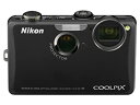 【中古】 Nikon ニコン デジタルカメラ COOLPIX (クールピクス) S1100pj ブラック S1100PJBK 1410万画素 光学5倍ズーム 広角28mm