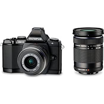 【中古】 OLYMPUS オリンパス ミラーレス一眼 OM-D E-M5 ダブルズームキット ブラック 1605万画素 防塵 防滴 OM-D E-M5 DZKIT BLK