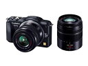 【中古】 パナソニック ミラーレス一眼カメラ ルミックス GF5 ダブルズームレンズキット 標準ズームレンズ/望遠ズームレンズ付属 エスプリブラック DMC-GF(2)