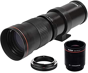 【中古】 ハイパワー 420-1600mm f/8.3 HD マニュアル望遠ズームレンズ キャノンデジタルSLRカメラ用