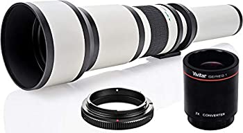 【中古】 long-range 650mm-2600mm F / 8望遠ズームレンズfor CanonデジタルEOS Rebel t1i t2i t3 t3i t4i t5i t5 t6 t6i t6s eos60d eo