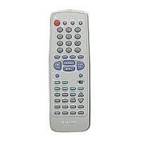 【中古】 SHARP シャープ 0046380057 DVD用 リモコン (DV-NC55)