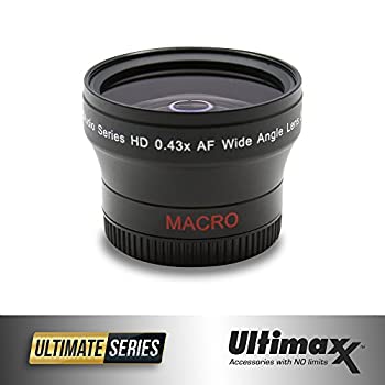 【中古】 ULTIMAXX 0.43x プロフェッショナル広角レンズ マクロ付き (37mm)