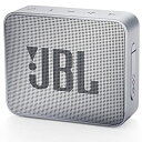 【中古】 JBL GO2 Bluetoothスピーカー IPX7防水/ポータブル/パッシブラジエーター グレー JBLGO2GRY