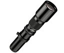 【中古】 Lightdow 500mm F/8.0 手動望遠レンズ + Tマウントアダプターリング Nikon D850 D810 D800 D750 D700 D610 D3100 D3200 D3300 D3400 D5100 D5200