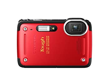 【中古】 OLYMPUS オリンパス デジタルカメラ STYLUS TG-625 レッド 1200万画素 裏面照射型CMOS 防水5m 耐落下衝撃1.5m 耐低温-10℃のタフ性能