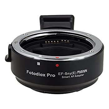 【中古】 Fotodiox Pro Fusion Smart Adapter Compatible with Canon EOS EF/EF-s Lenses to Select SONY Alpha E-Mount Mirrorless Camera Body