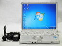 【中古】 Panasonic パナソニック Let 039 s note R9 (CF-R9KWDCPS) i7 640UM (1.2GHz) メモリー2GB HDD250GB 64Win7 軽量 有