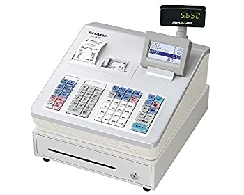 【中古】 シャープ 電子レジスタ 16部門タイプ ホワイト系 XE-A307-W