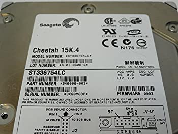 【中古】 Seagate 3.5インチ内蔵HDD 36.7GB Ultra320 15000rpm 8MB 80pin ST336754LC