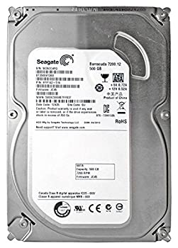 【中古】 Seagate 3.5インチ内蔵HDD 500GB 7200rpm SATA 6.0Gb s 16MB ST3500413AS