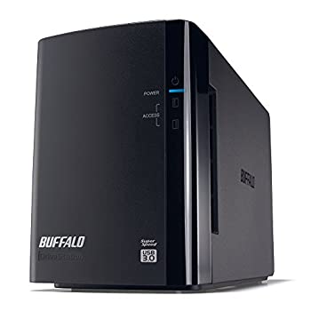 【中古】 BUFFALO バッファロー RAID1対応 USB3.0用 外付けハードディスク 2ドライブモデル 2TB HD-WL2TU3 R1J 1