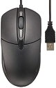【中古】 スリー・アールシステム USB接続光学マウス ブラック 3R-KCMS01UBK