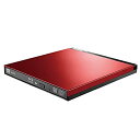 【中古】 ロジテック Blu-ray ブルーレイ 外付けドライブ USB3.0 UHD BD対応 レッド LBD-PUD6U3LRD