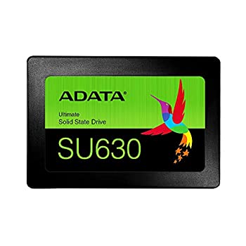 【中古】 ADATA 2.5インチ 内蔵SSD 480GB SU630シリーズ 3D NAND QLC SMIコントローラー 7mm ASU630SS-480GQ-R