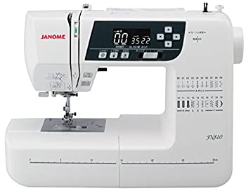 【中古】 ジャノメ(JANOME) コンピュータ ミシン ワイドテーブル 説明DVD付き JN810