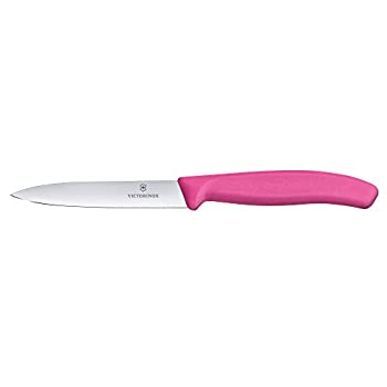 【中古】 VictorINOX (ビクトリノックス) ペティナイフ ピンク 10cm スイスクラシック 果物ナイフ 皮む..