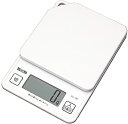 【中古】 タニタ クッキングスケール キッチン はかり 料理 デジタル 1kg 1g単位 ホワイト KD-187 WH