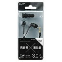 【中古】 Asahi Denki ELPA カナル型ステレオヘッドホン 3m RD-CI03