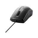 【中古】 BUFFALO バッファロー 有線BlueLEDマウス 静音/3ボタン/Mサイズ ブラック BSMBU26SMBK