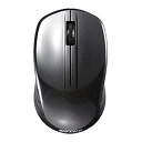 【中古】 バッファロー 無線(2.4GHz) BlueLEDマウス 3ボタン ブラック BSMBW100BK