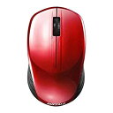 【中古】 BSMBW100RD (レッド) USB ワイヤレスBlueLEDマウス 無線 (2.4GHz) 接続 3