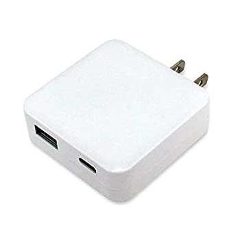 【中古】 ホワイトナッツ USB充電器 急速充電 2ポート TYPE-C USB-A Power Delivery 3.0 Quick Charge 3.0 JX-AC-161