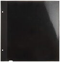 【中古】 ナカバヤシ ファイル 100年台紙 フリーアルバム替台紙 Lサイズ ブラック アH-LFR-5-D