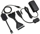 【中古】 HDDをUSB SATA&IDE-USB2.0変換アダプタケーブル UD-500SA(2)