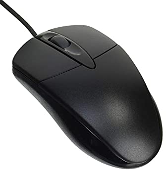 【中古】 3R スクロール光学式マウス PS2 ブラック 3R-KCMS01PBK