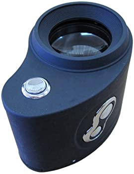 【中古】 TSK ルーペ 卓上用 倍率10倍 レンズ径25mm LEDライト付き DS-10