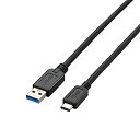 【中古】 エレコム USBケーブル Type C ( USB A to USB C ) 15W 2m USB3.1 ブラック USB3-AC20BK
