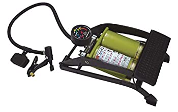 【中古】 エマーソン ガレージ用品 空気入れ フットポンプダブル EM-550 新SG規格適合品 付属アダプター (自転車用 ゴムボール用 レジャー用)