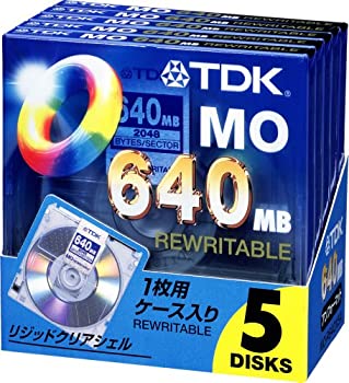 š TDK 3.5MO 640MB եޥå5ѥå MO-R640X5A