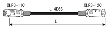 【中古】 CANARE XLRケーブル (20m) EC20