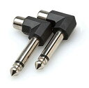 【中古】 Hosa GPR-123 RCAメス-モノラルフォンオス L型変換プラグ 2個パック(2)