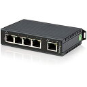 【中古】 StarTech.com 5ポート産業用スイッチングハブ DINレールに取付け可能 IES5102
