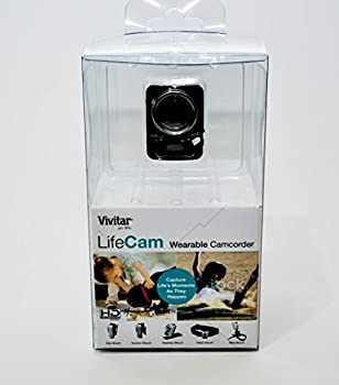 【中古】 Sakar LifeCam Wearable Digital Camcorder - Full HD - Black DVR-936-BLK by Vivitar