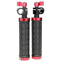 【中古】 CAMVATE デジタル一眼レフハンドルグリップ ロッドクランプ付き 15mmロッドリグレールサポートカメラ三脚用 (1ペア)