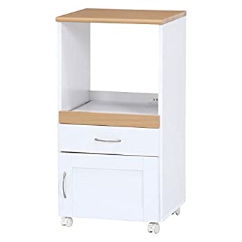 【中古】 不二貿易 キッチン収納 キッチンカウンター 幅45cm ホワイト スライド棚 コンセント付き コン..