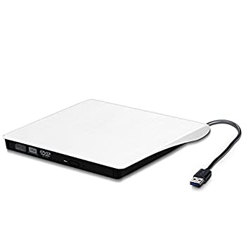 【中古】 PC用DVDドライブコンピュータCD USB 3.0ポータブル外付け光学式ドライブCD-ROM DVD-ROMプレーヤー (Windows 10および8用) ラップトップデスクト