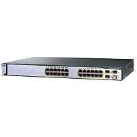 【中古】 CISCO シスコ Catalyst 3750G-24TS-S1U スタッカブル マルチレイヤ ギガビット スイッチ WS-C3750G-24TS-S1U