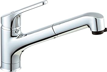 【中古】 LIXIL リクシル INAX キッチン用 台付 吐水口引出式 ハンドシャワー付シングルレバー混合水栓 クロマーレ (エコハンドル) SF-HB452SYX